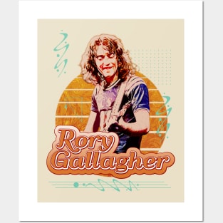 Rory Gallagher // Retro Art Posters and Art